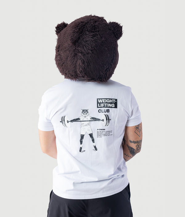 Gymkuma Weightlifting Club T-Shirt - White