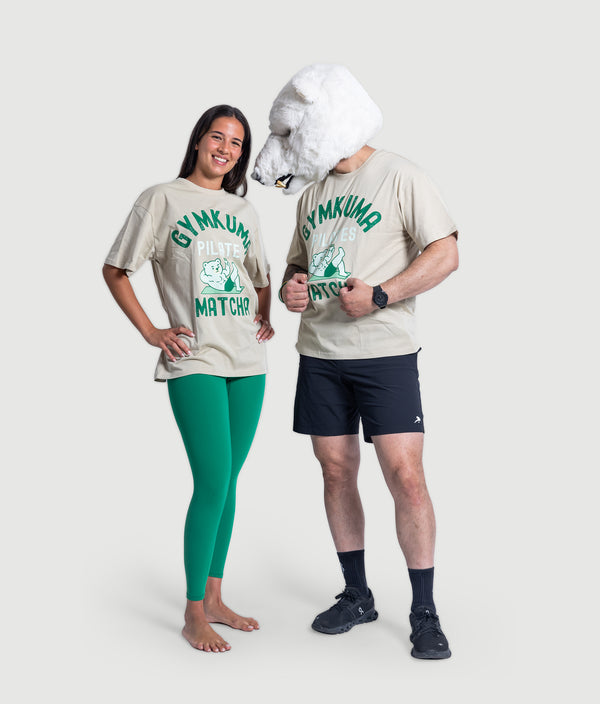 Gymkuma Pilates Matcha T-Shirt, view 2 — GYMKUMA