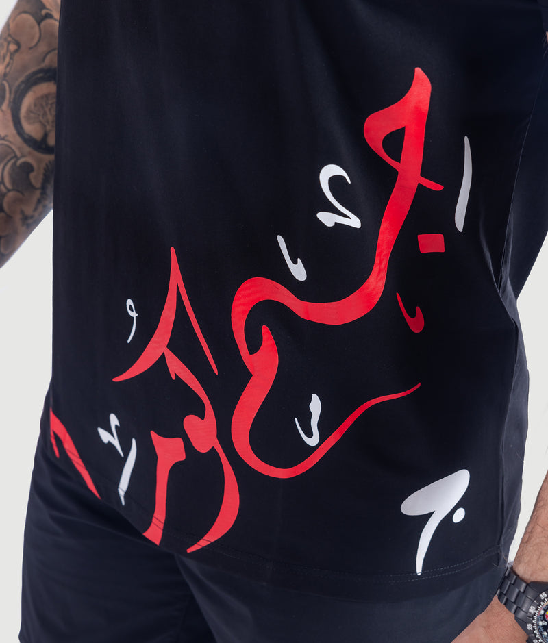 Opt Script Tee Bold Script Tee - Black | GYMKUMA