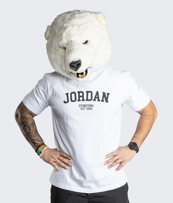Jordan Varsity T-Shirt in White, second fit — GYMKUMA