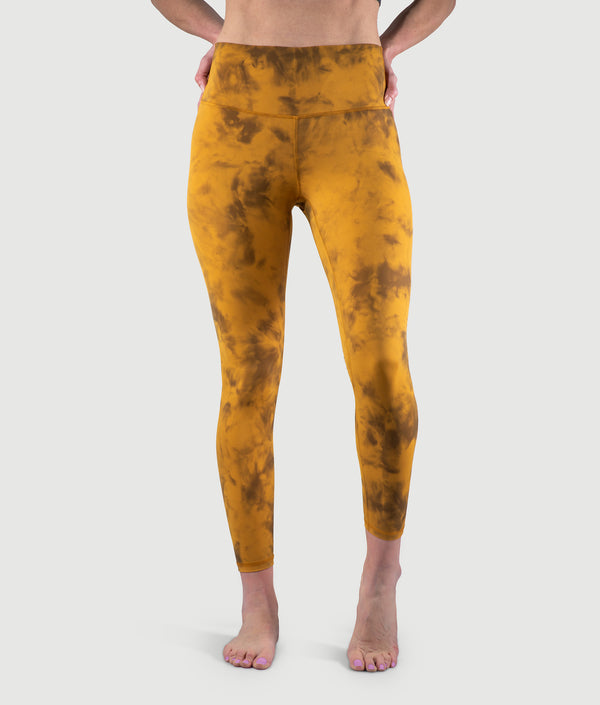 GYMKUMA Seline tie dye leggings in Tuscan