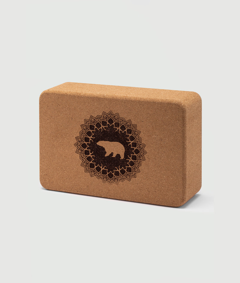 MANDALA Cork Yoga block