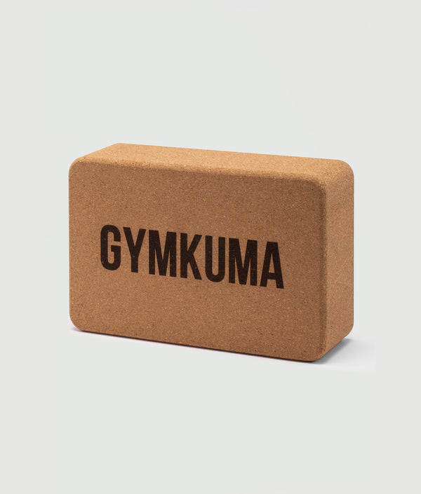 GYMKUMA Mandala cork yoga block
