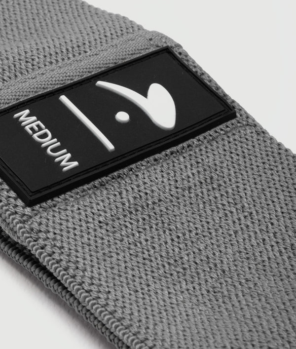 GYMKUMA Glute Builder Band in medium resistance, latex and cotton fabric loop