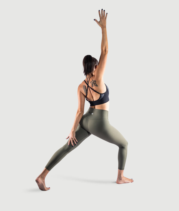 IRIS SCULPT LEGGINGS - GREEN