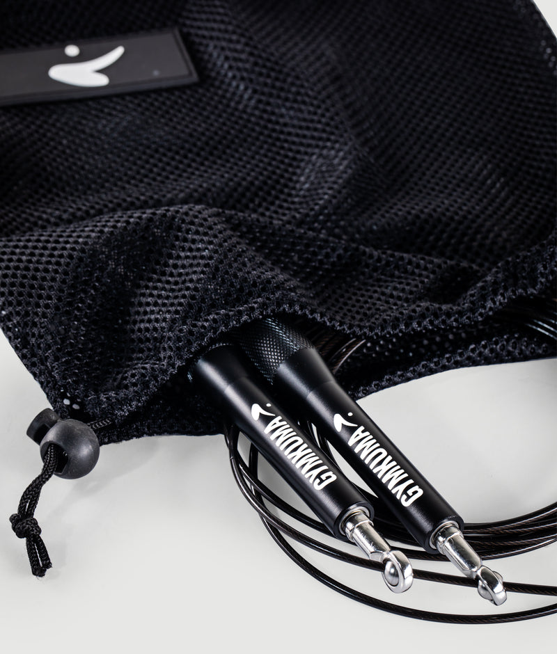 GYMKUMA Skipping Rope - Black