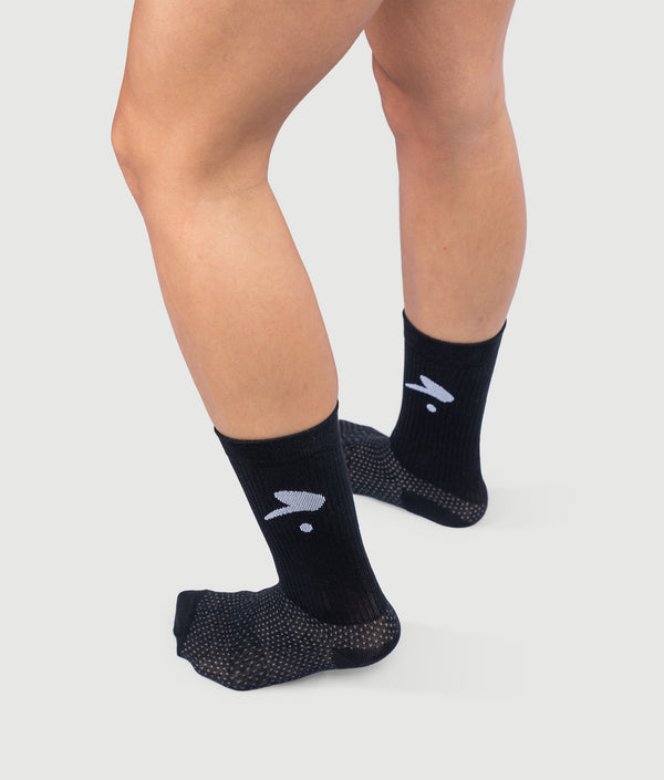 Icon Crew Socks  - Black