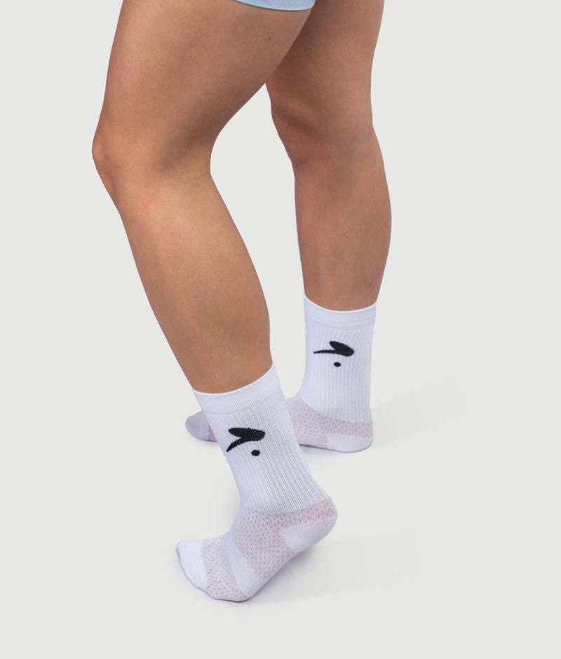 Premium Icon Crew Socks (3PK) - White