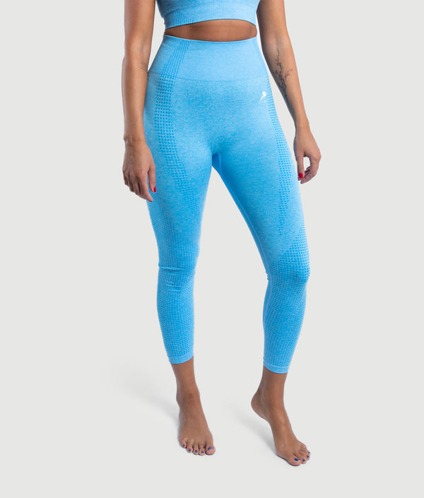 GYMKUMA Athena seamless leggings in Sky Blue