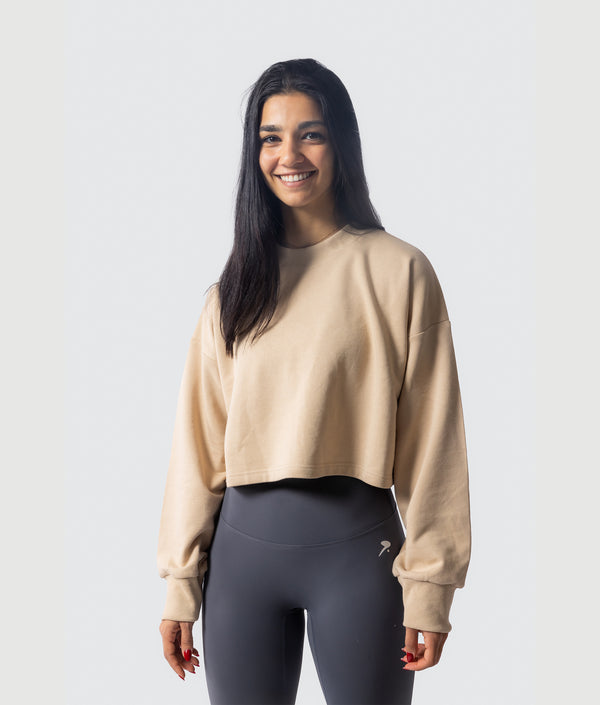 Citadel Cropped Crew - Beige