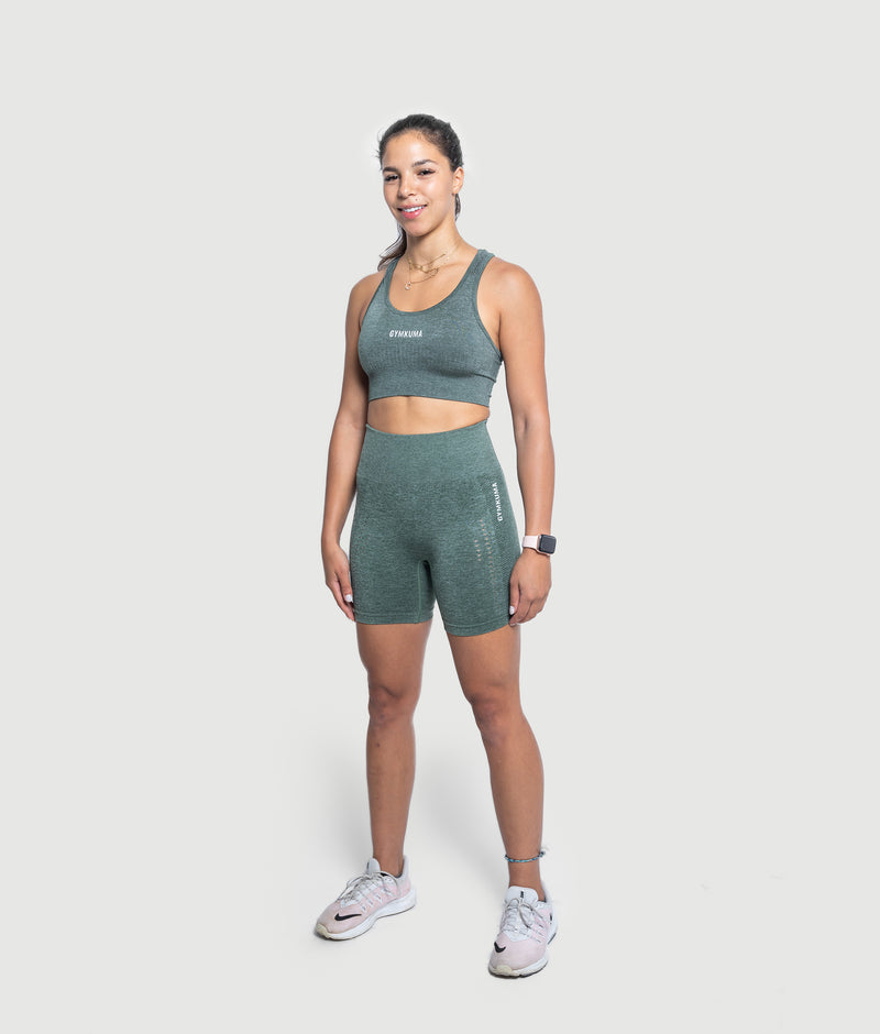 Rise seamless set - Forest Green