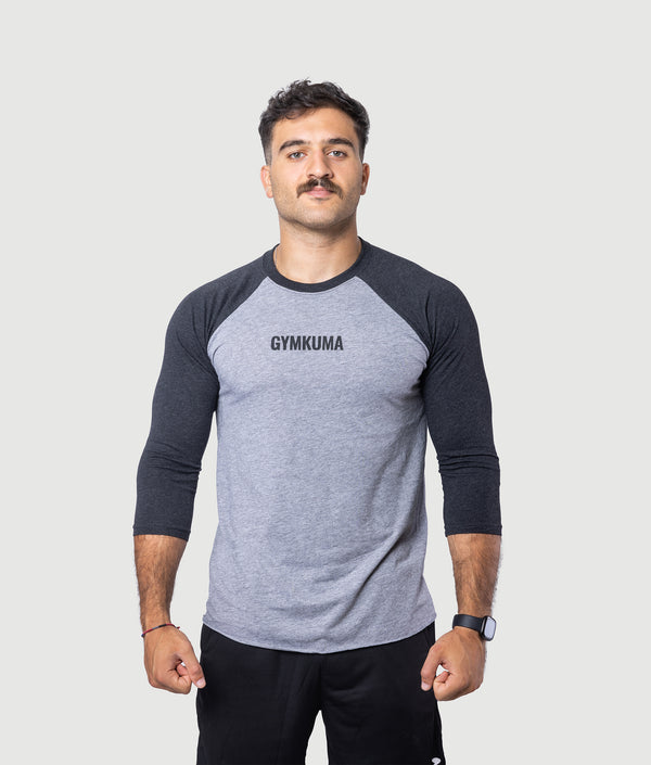 Melo 3/4 Top - Black/Gray