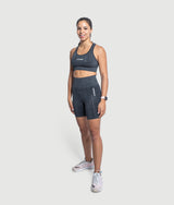 Rise seamless set- Charcoal gray