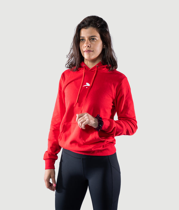 GYMKUMA Icon training hoodie in red