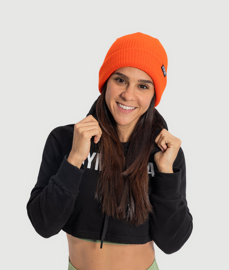 Bear Beanie - Orange