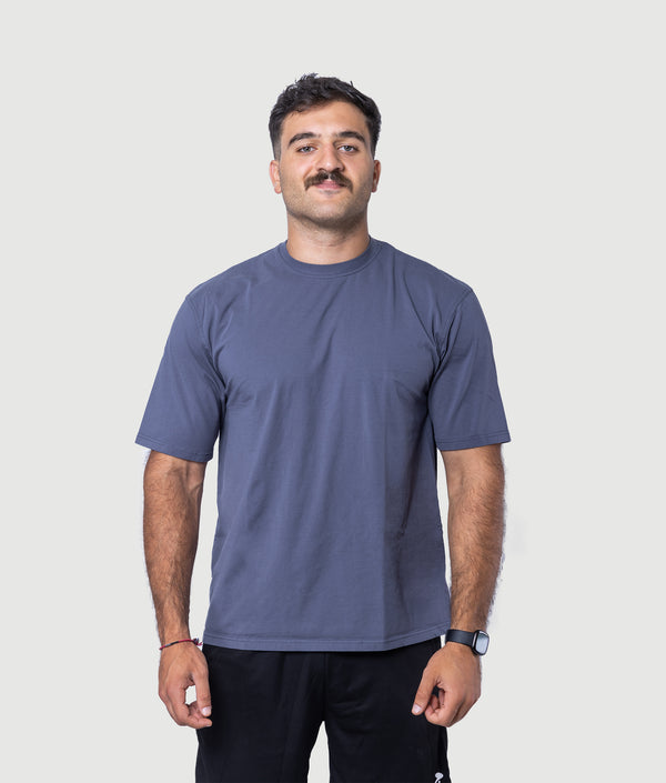 Iron Oversized T-Shirt - Gray/Black