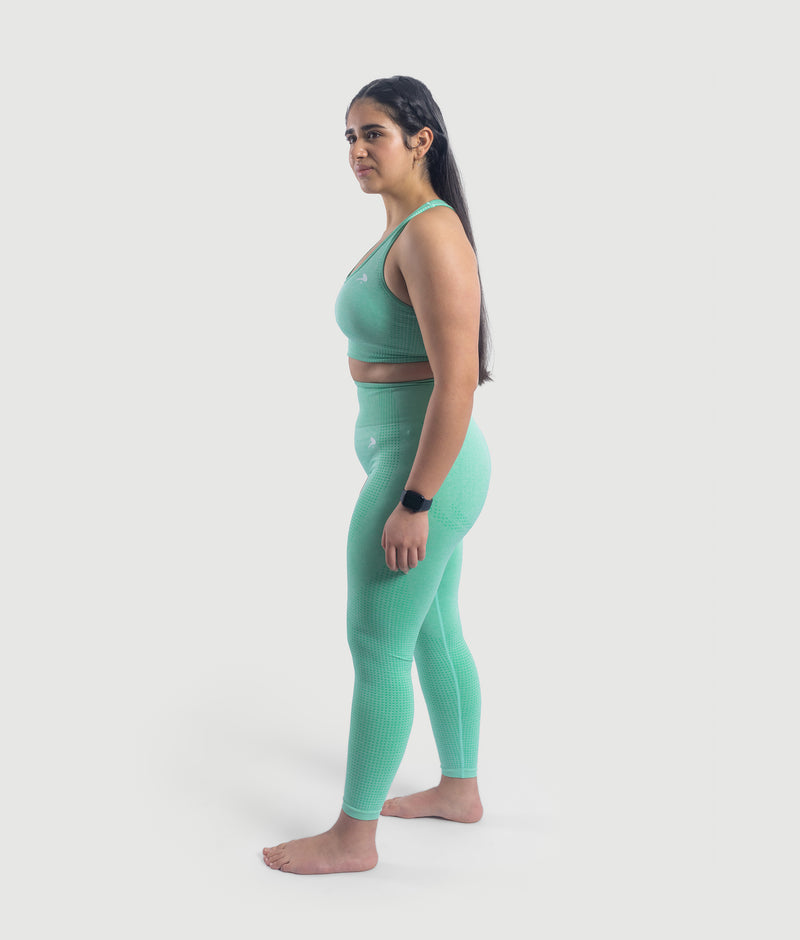 Athena Seamless Sports Bra - Mint Green