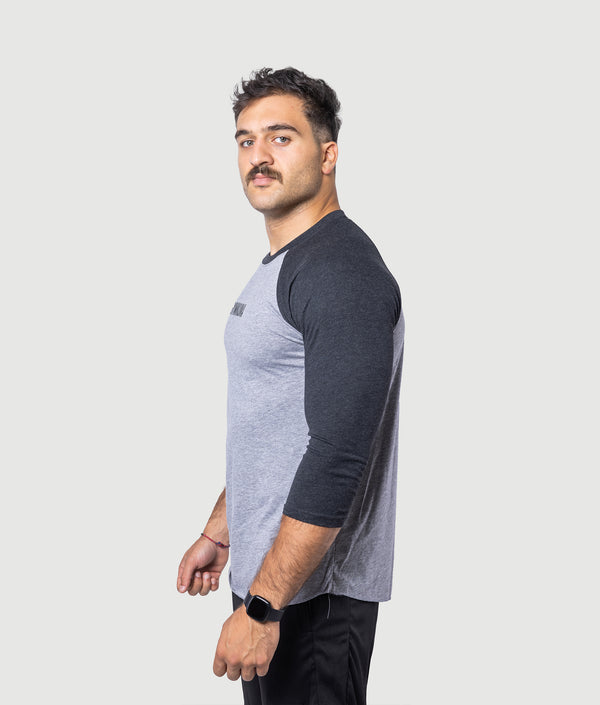 Melo 3/4 Top - Black/Gray