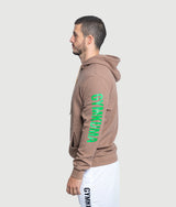 824 Hoodie - Beige/Green