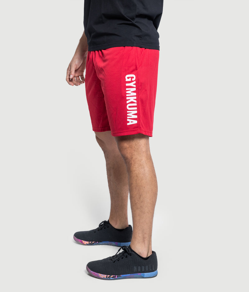 Tear drop shorts - Red