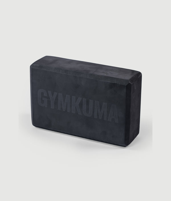 GYMKUMA EVA yoga block in high-density foam with rounded edges and slip-resistant grip