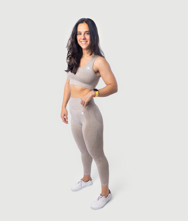 Athena Seamless Leggings - Sand