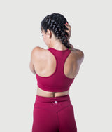 Training Sports Bra - Burgundy