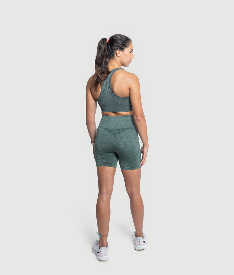 Rise seamless set - Forest Green
