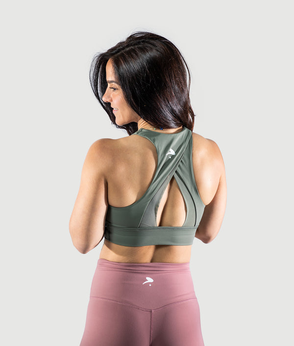 Crop Bra - Green