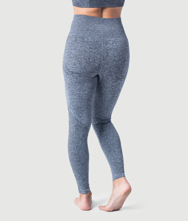 Metal seamless compression leggings by GYMKUMA