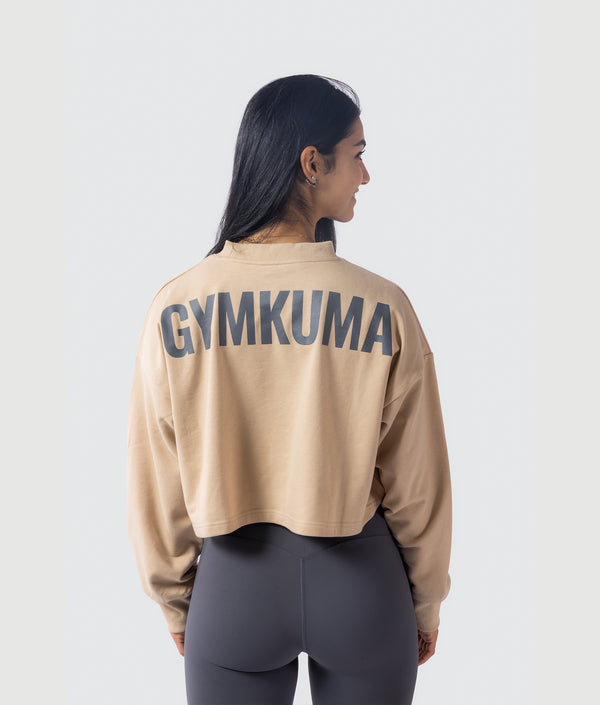 Citadel Cropped Crew - Beige