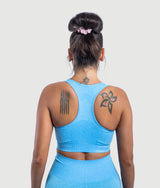 Athena seamless sports bra - Sky blue