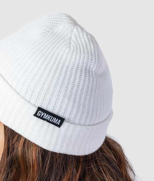 Bear Beanie - White