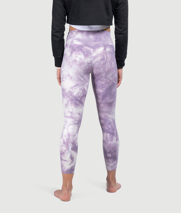 French Lilac Penelope legging in double-knit fabric