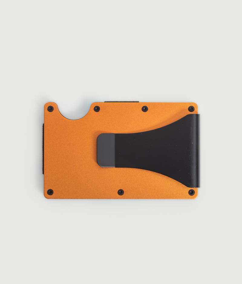 Bear Money clip wallet - Matte Orange