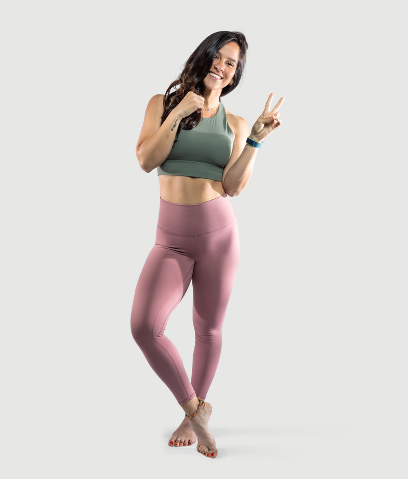 IRIS SCULPT LEGGINGS - Dusty Pink