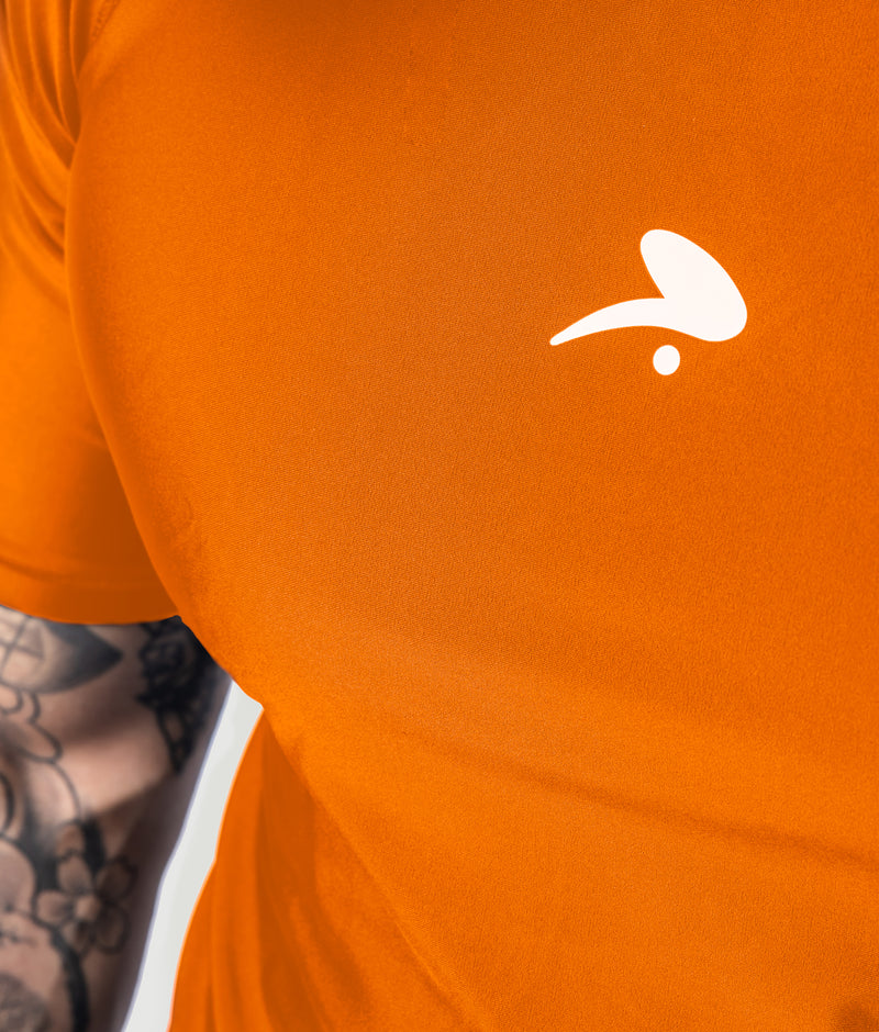 Icon Rash Guard - Short Sleeve/ Orange