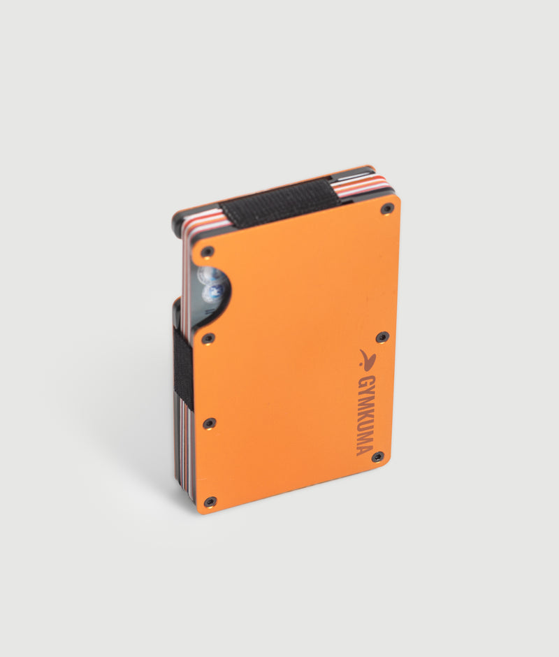 Bear Money clip wallet - Matte Orange